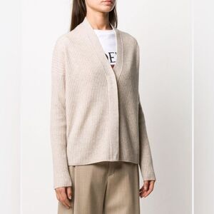 Vince tan cashmere blend Cardigan L